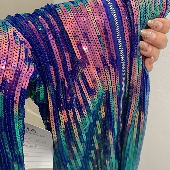 Sequin Mini Dress small - Picture 7 of 8